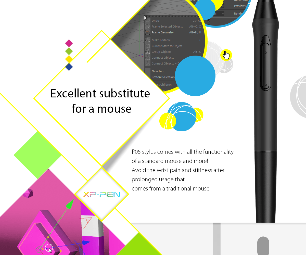 XP-PEN P05 Passiver Stift-02