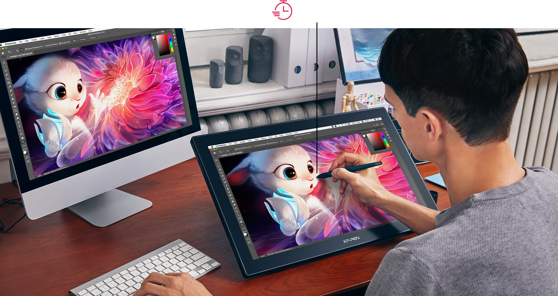 Artist 22 2. generation zeichentablett monitor für Einsteiger XPPEN