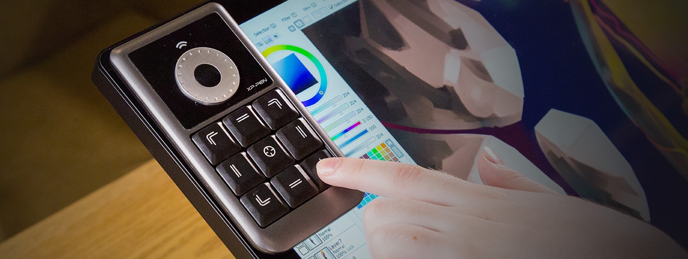 XP-Pen AC19 Schnellzugrifftaste Fernbedienung Tastatur