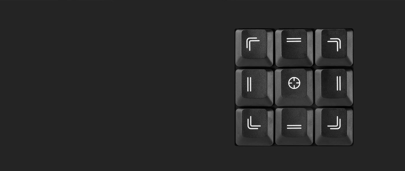 XP-Pen AC19 Schnellzugrifftaste Fernbedienung Tastatur-01