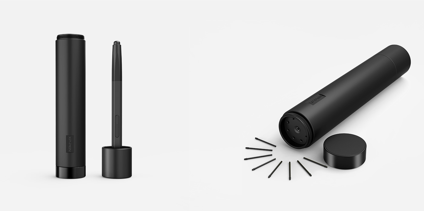 XP-PEN Deco 02 Grafiktablett:stylus