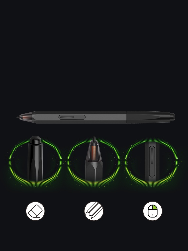 XP-PEN Deco 02 Grafiktablett:stift