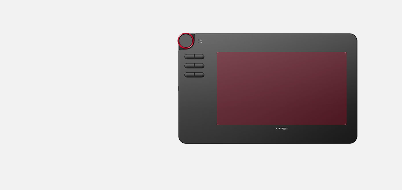 XP-PEN Deco 03 Grafiktablett:Die Zeichenoberfläche