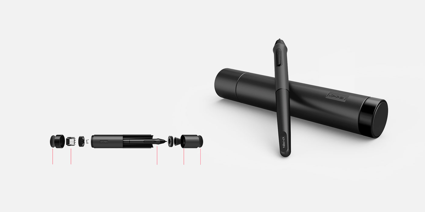 XP-PEN Deco 03 Grafiktablett:Multi-function Pen Holder
