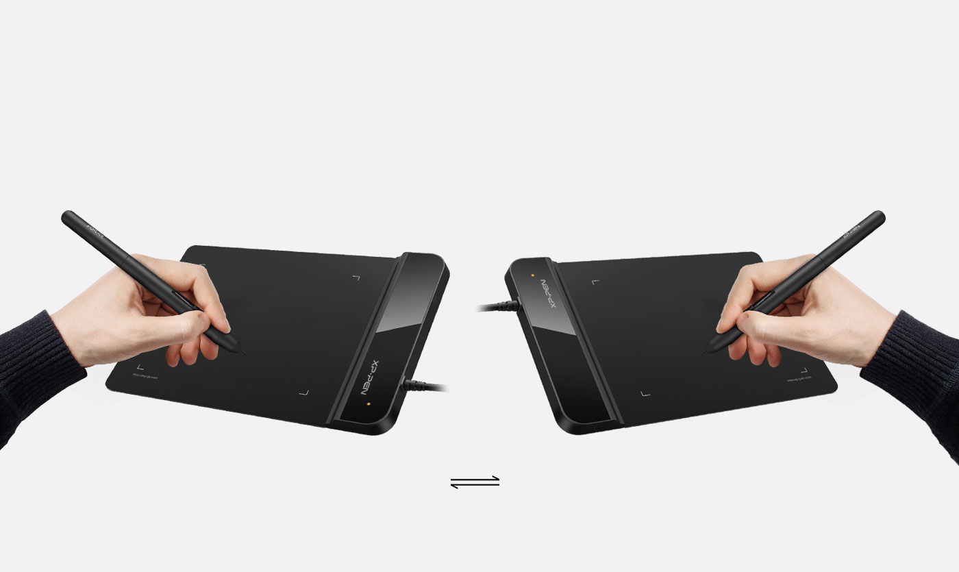 XP-PEN Star G430S Grafiktablett:geeignet für Rechts-und Linkshänder
