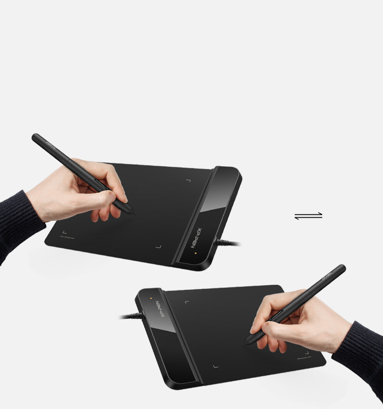 XP-PEN Star G430S Grafiktablett:geeignet für Rechts-und Linkshänder