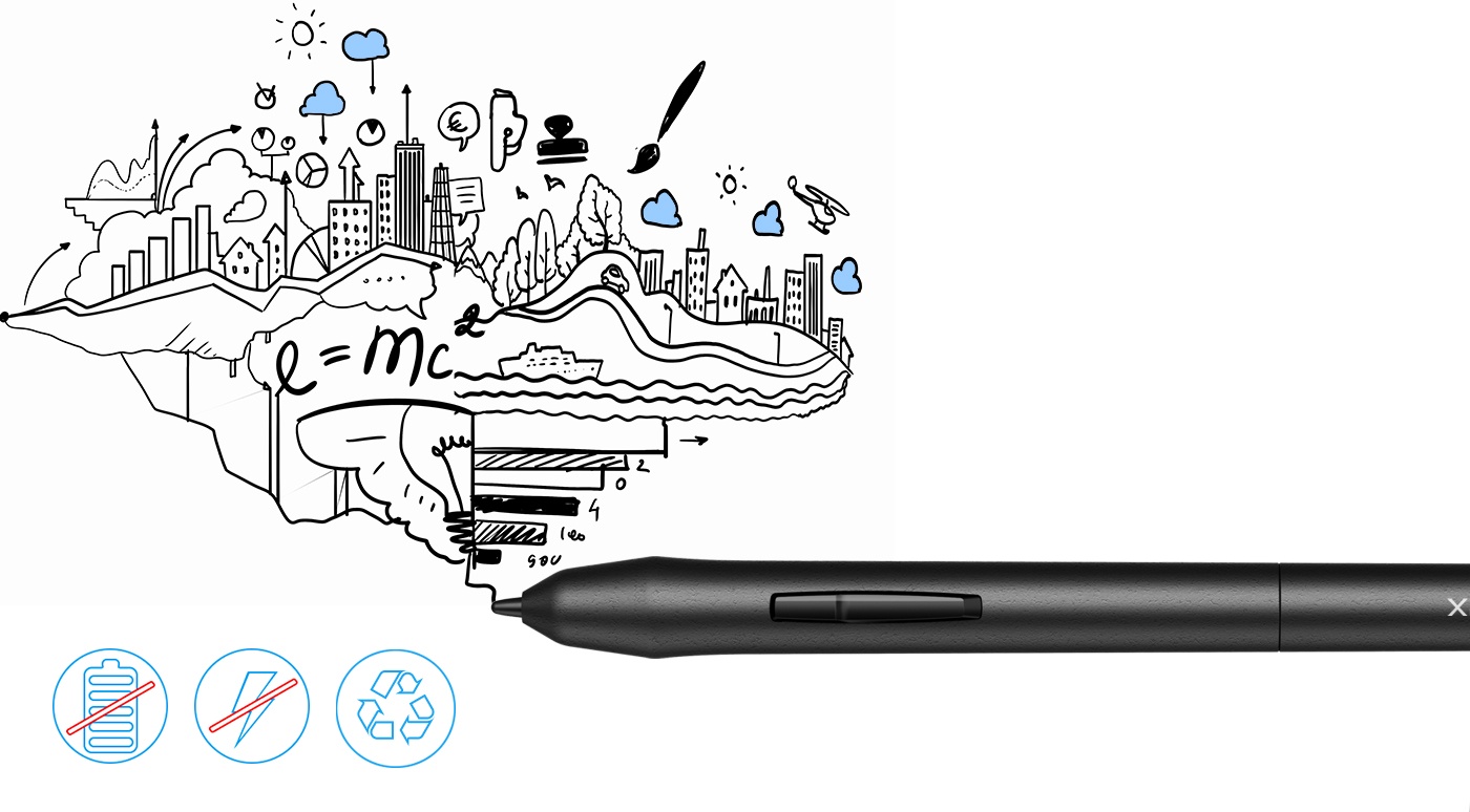 XP-PEN Star 03 Grafiktablett:stylus