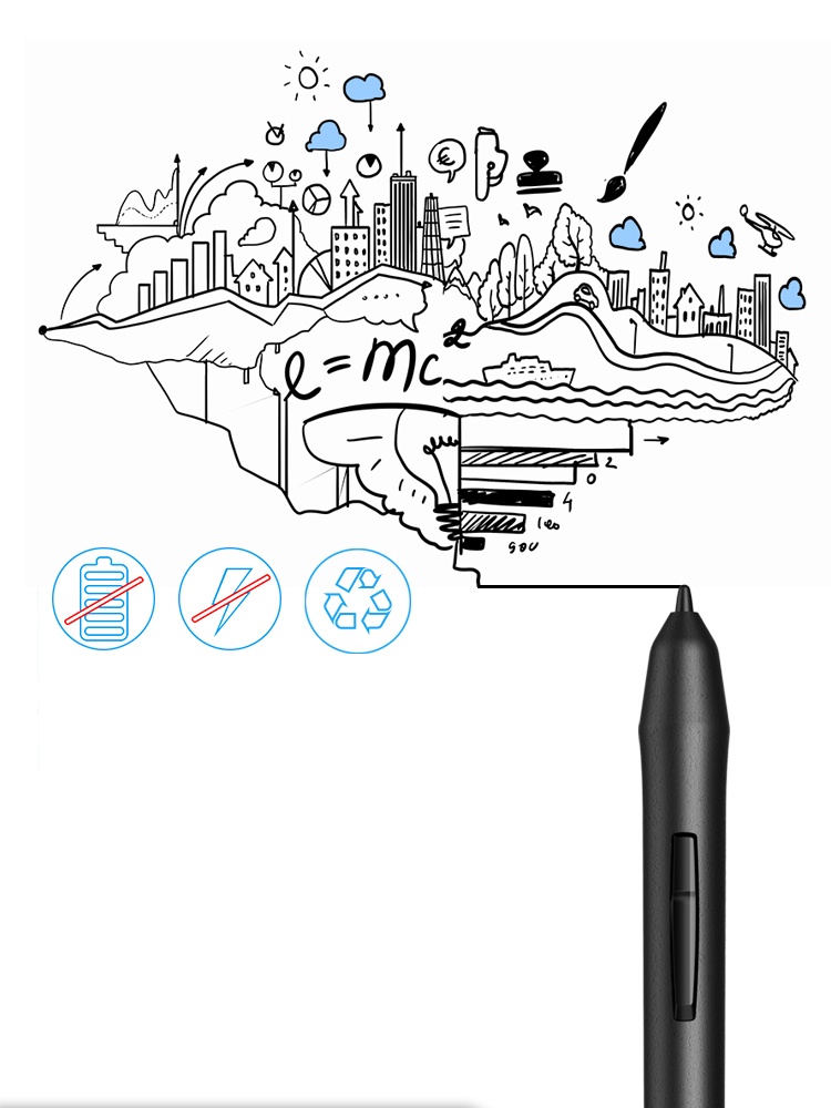 XP-PEN Star 03 Grafiktablett:stylus