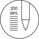 200RPS Datenübertragungsrate