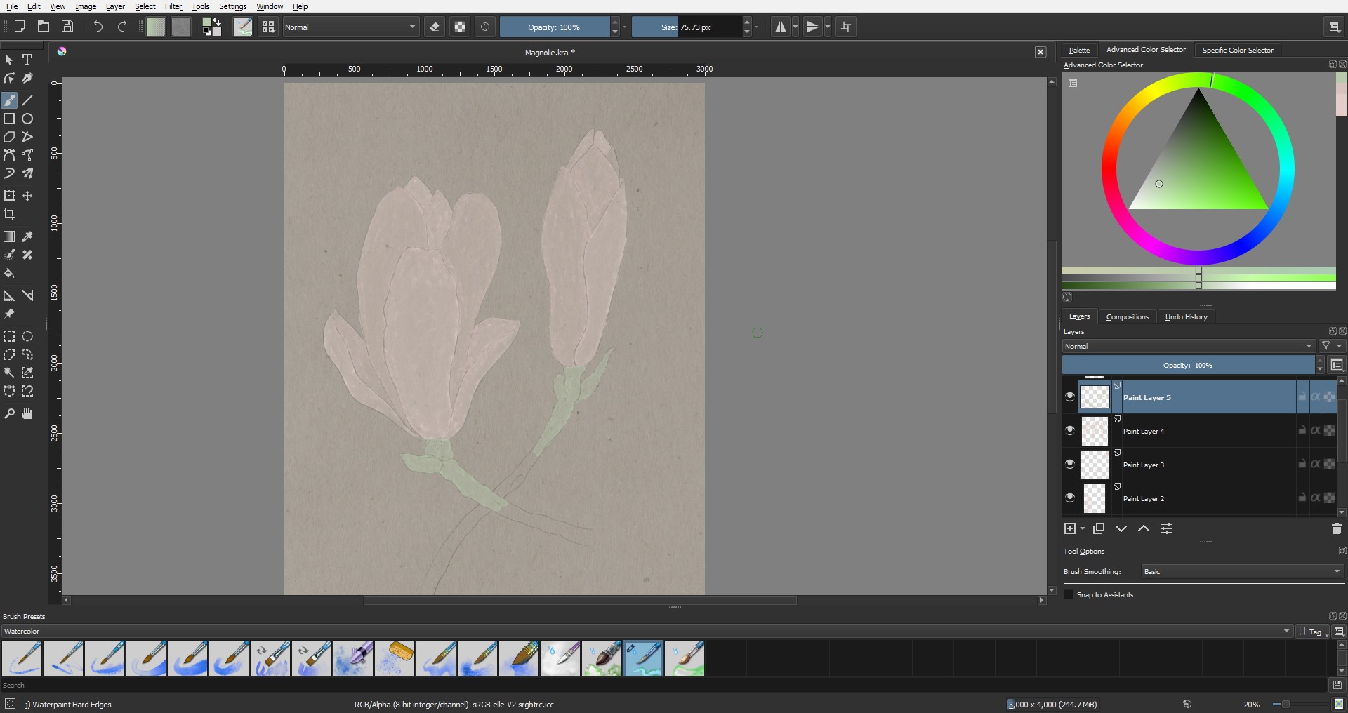 krita xp pen settings